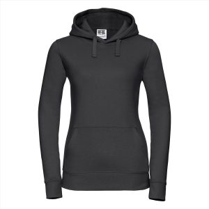 RUS Dames Authentic Hoodie Sweater, Black, XS