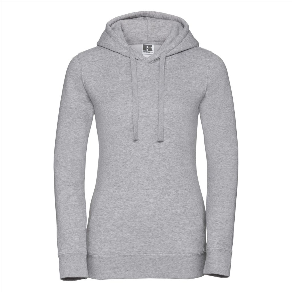 RUS Dames Authentic Hoodie Sweater, Light Oxford, XS