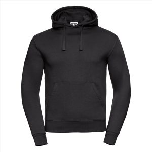 RUS Men Authentic Hoodie Sweater, Black, XS