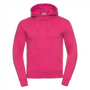RUS Men Authentic Hoodie Sweater, Fuchsia, XS