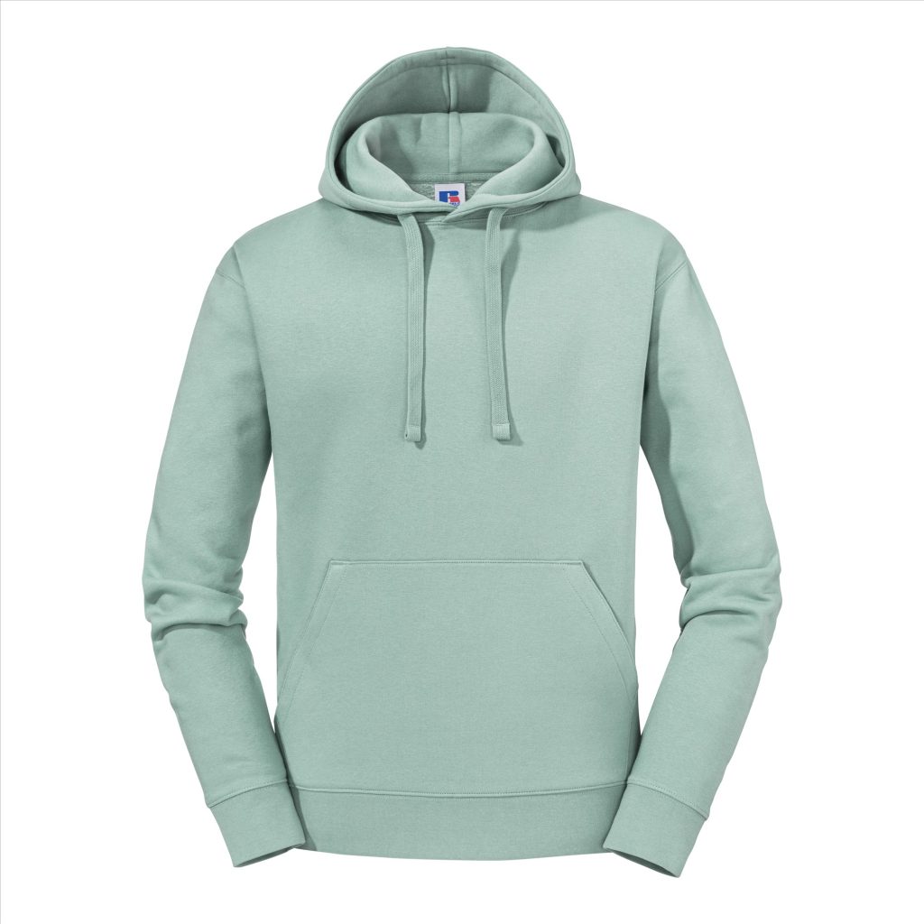 Russell Men Authentic Hoodie Sweater, Eucalyptus Green, XS
