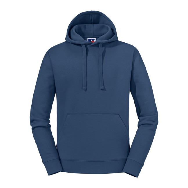 RUS Men Authentic Hoodie Sweater, Indigo Blue, XS
