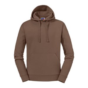 RUS Men Authentic Hoodie Sweater, Mocha, XS