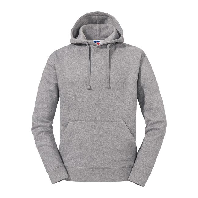 RUS Men Authentic Hoodie Sweater, Sport Heather, XS
