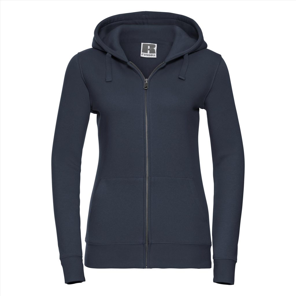 RUS Dames Authentic Zip Hood Jas, French Navy, XS