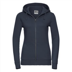 RUS Dames Authentic Zip Hood Jas, French Navy, XS