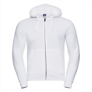 RUS Men Authentic Zip Hood Jas, White, XS