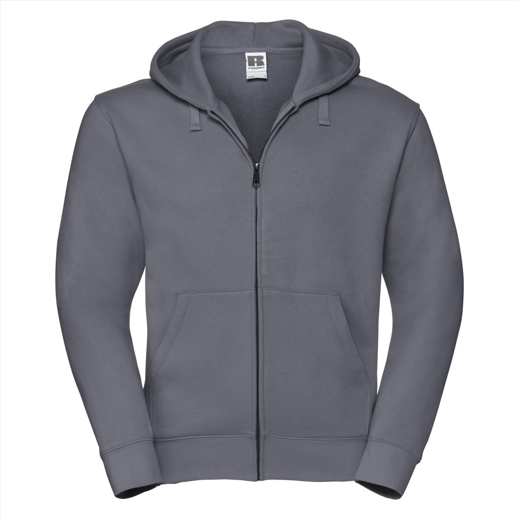 RUS Men Authentic Zip Hood Jas, Convoy Grey, XS