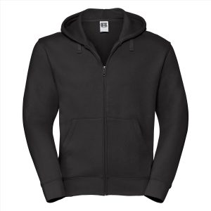RUS Men Authentic Zip Hood Jas, Black, XS