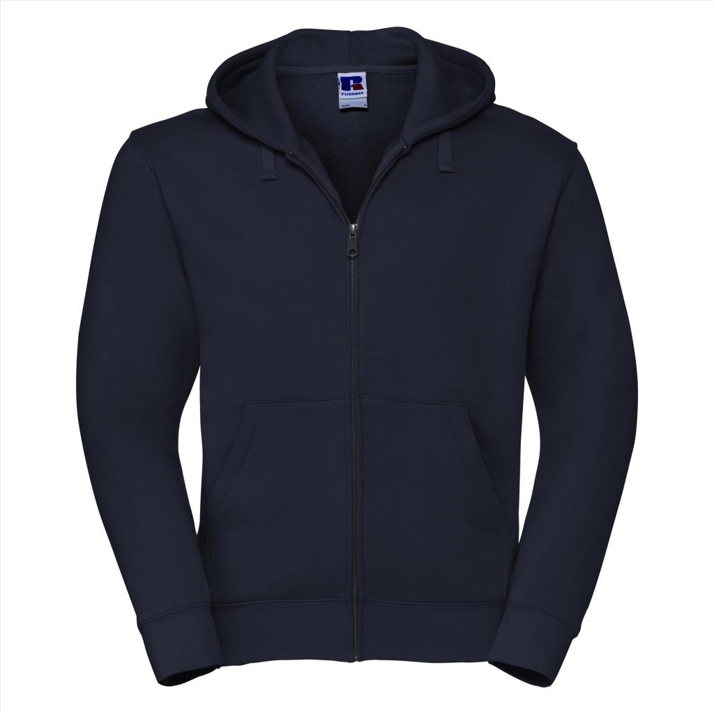 RUS Men Authentic Zip Hood Jas, French Navy, XS