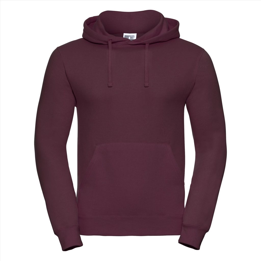 RUS Hoodie Sweatshirt, Burgundy, XS