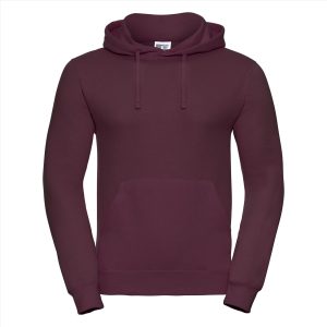 RUS Hoodie Sweatshirt, Burgundy, XS