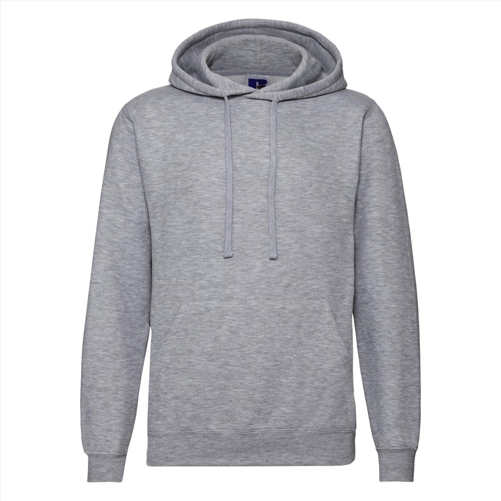 RUS Hoodie Sweatshirt, Light Oxford, XS