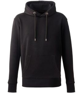 Organic Hoodie, Black, S, Anthem