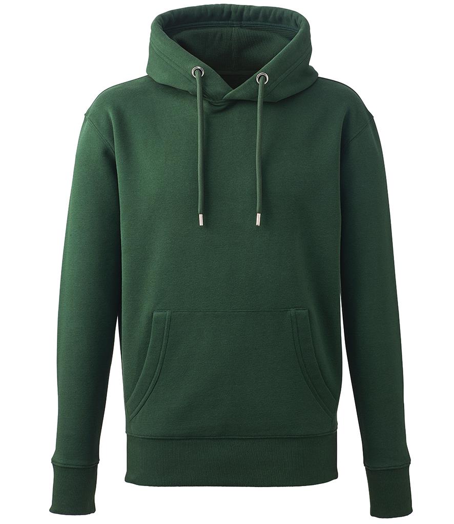 Organic Hoodie, Forest Green, S, Anthem