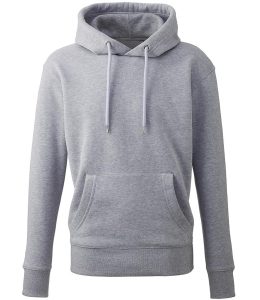 Organic Hoodie, Grey Marl, S, Anthem