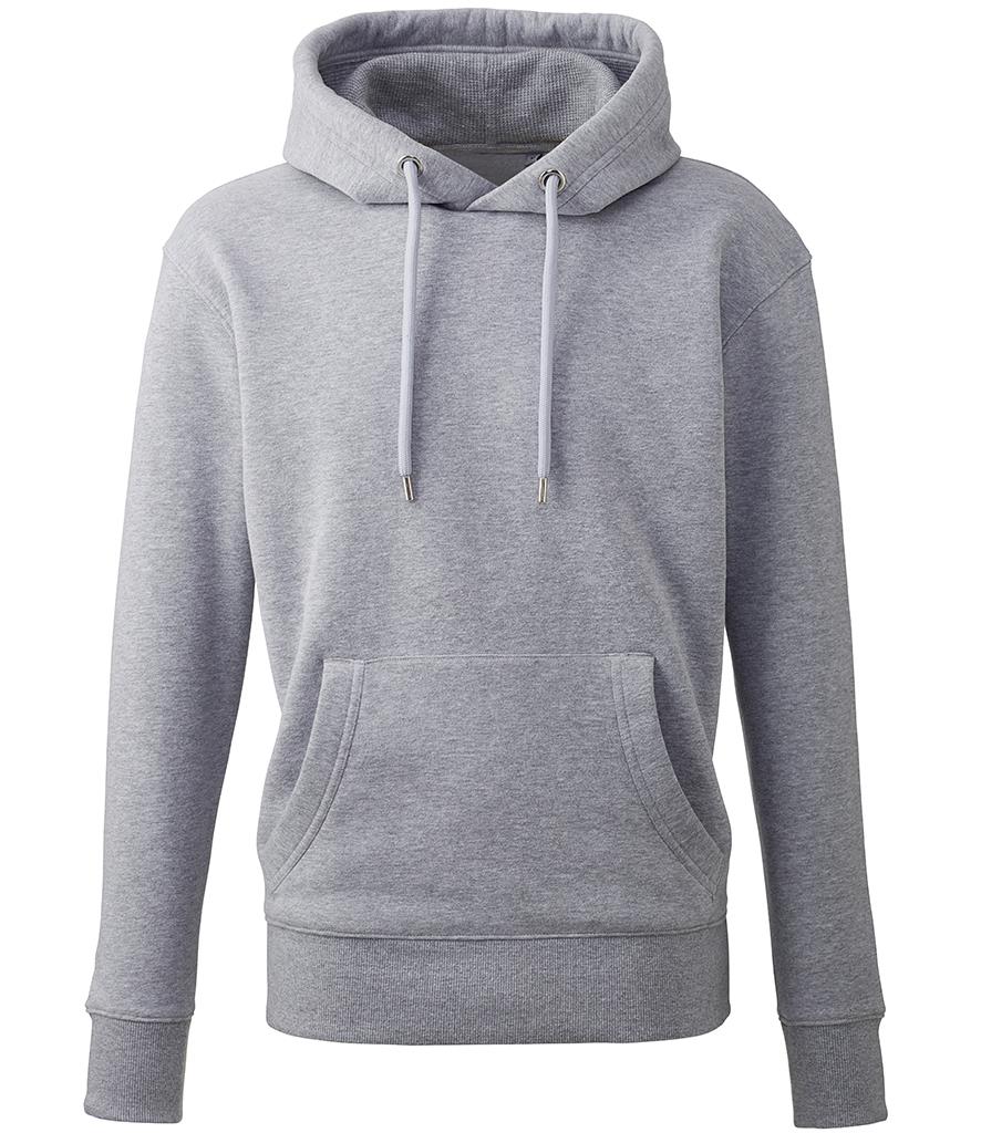 Organic Hoodie, Grey Marl, S, Anthem