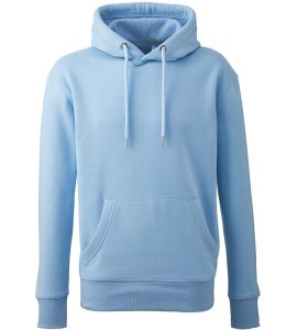 Organic Hoodie, Light Blue, S, Anthem
