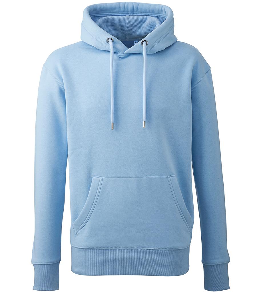 Organic Hoodie, Light Blue, S, Anthem