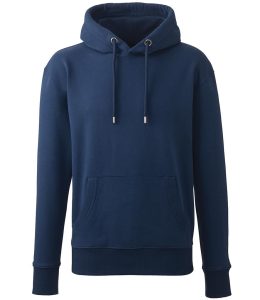 Organic Hoodie, Navy, S, Anthem