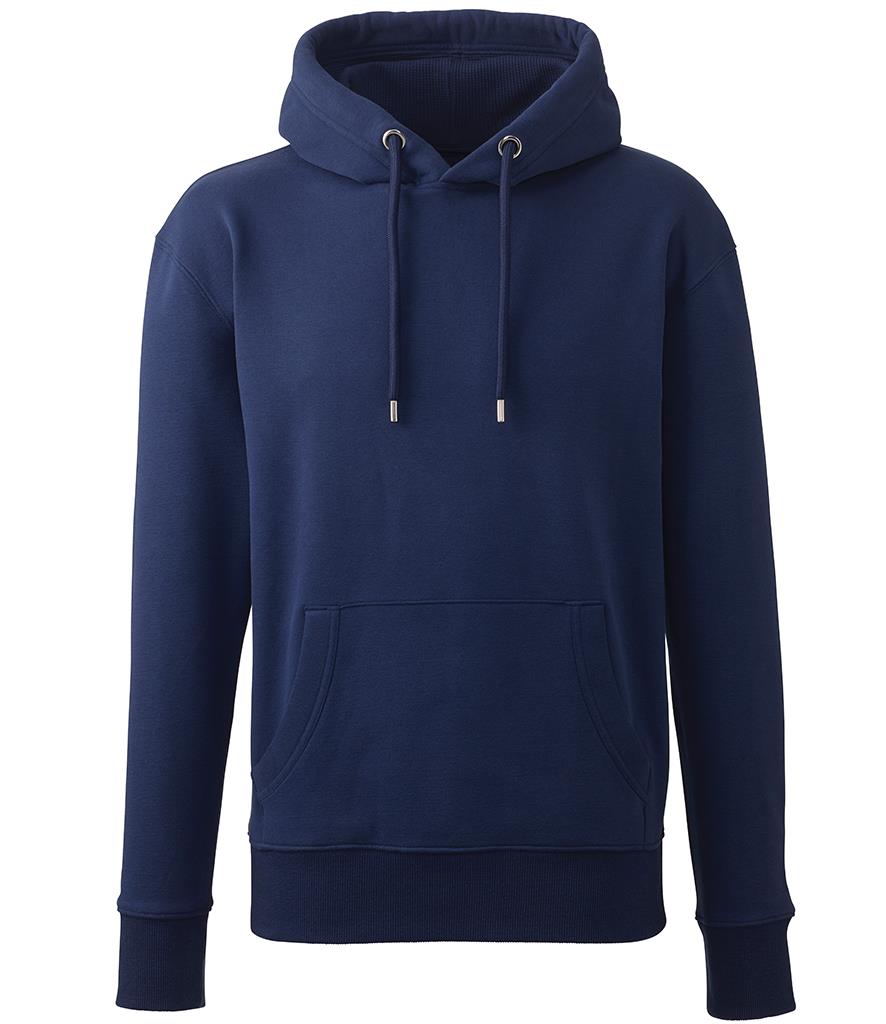 Organic Hoodie, Oxford Navy, S, Anthem