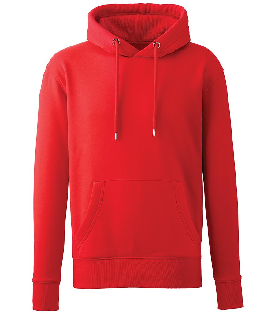 Organic Hoodie, Red, S, Anthem