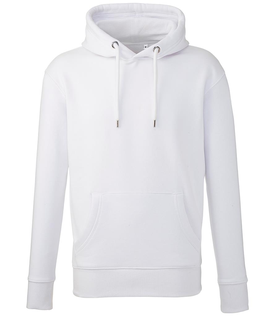Organic Hoodie, White, S, Anthem