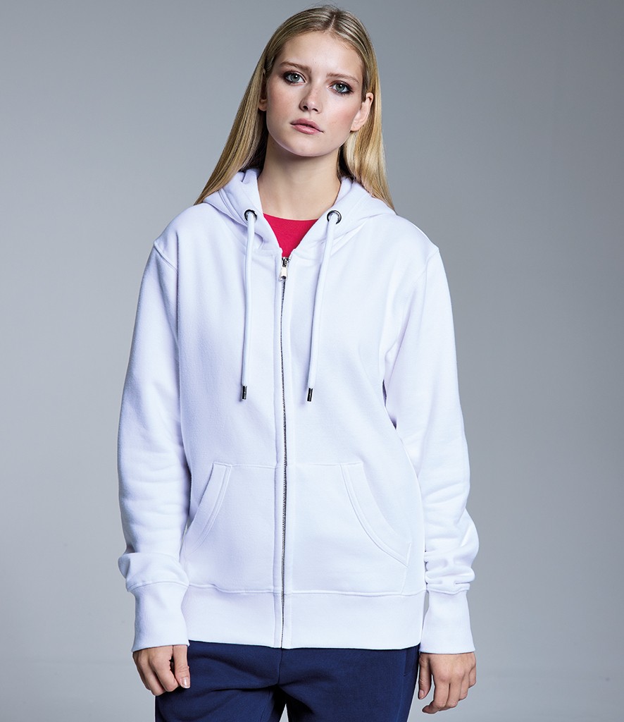 Dames Organic Full Zip Hoodie