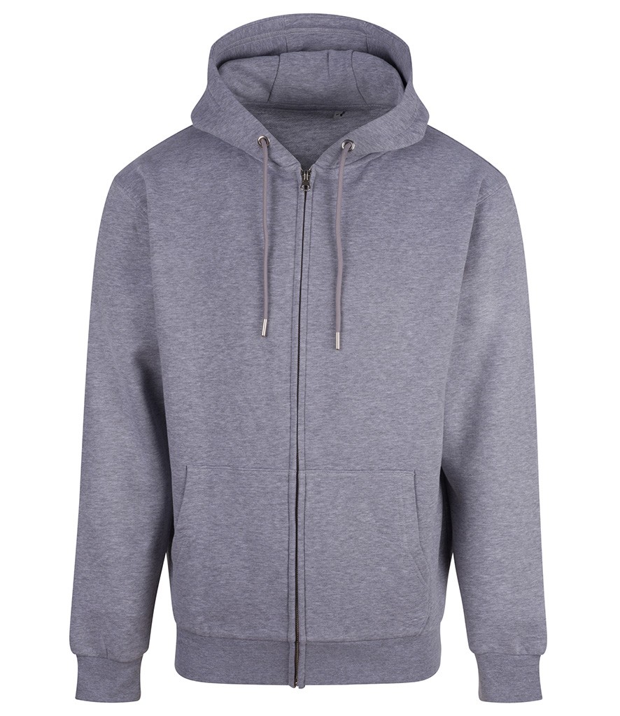 Unisex Studio Full Zip Hoodie, Grey Marl, XS, Anthem