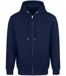 Unisex Studio Full Zip Hoodie, Navy, XS, Anthem