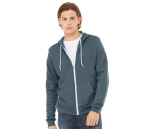 Unisex FLEECE Full-Zip HOODIE
