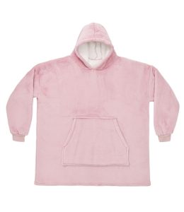 Oversized Hoodie Blanket, Blush Pink, ONE, Brand Lab