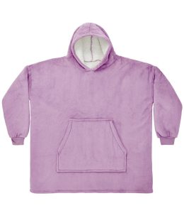 Oversized Hoodie Blanket, Digital Lavender, ONE, Brand Lab