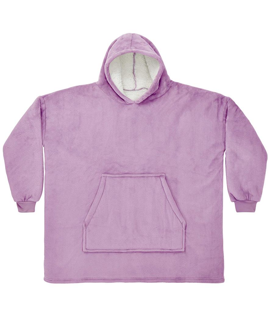 Oversized Hoodie Blanket, Digital Lavender, ONE, Brand Lab