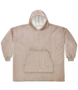 Oversized Hoodie Blanket, Nude, ONE, Brand Lab