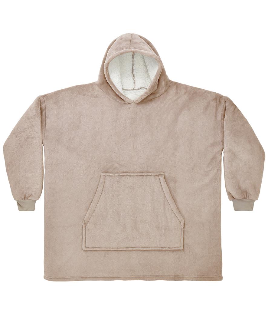 Oversized Hoodie Blanket, Nude, ONE, Brand Lab