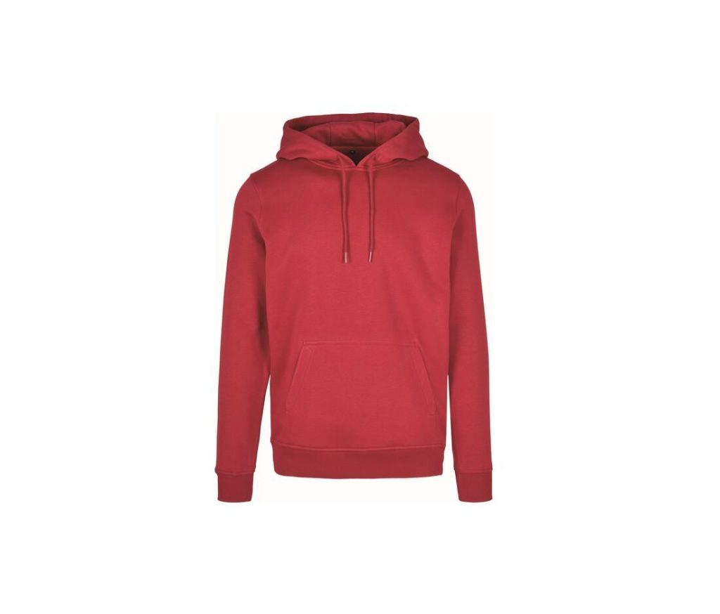 Heavy Hoodie, RUBY, L, BUILD YOUR BRAND