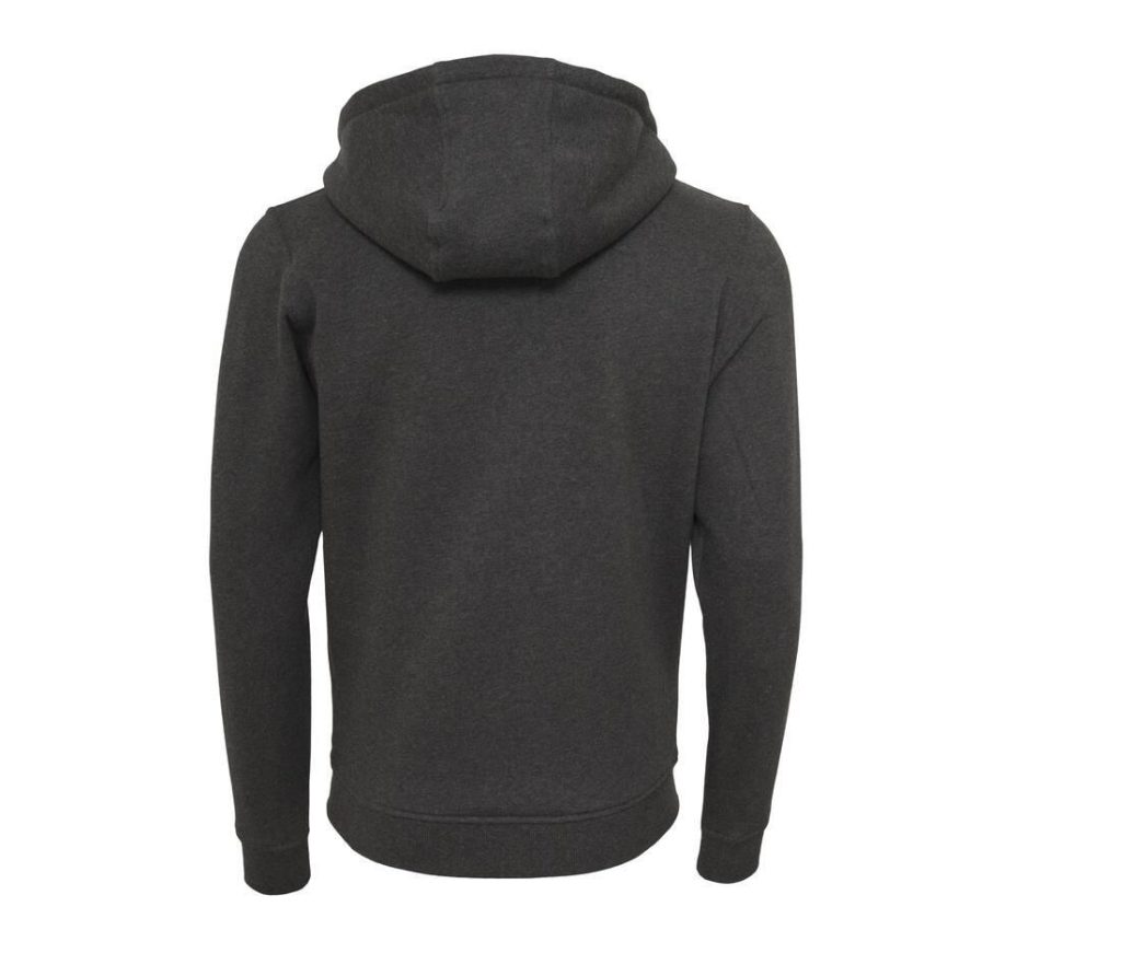 Heavy Zip Hoodie, CHARCOAL, M, BUILD YOUR BRAND