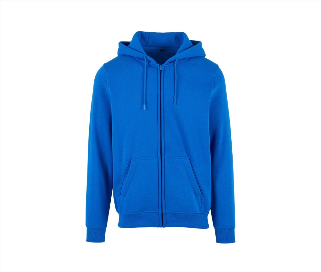 Heavy Zip Hoodie, INTENSE BLUE, 3XL, BUILD YOUR BRAND