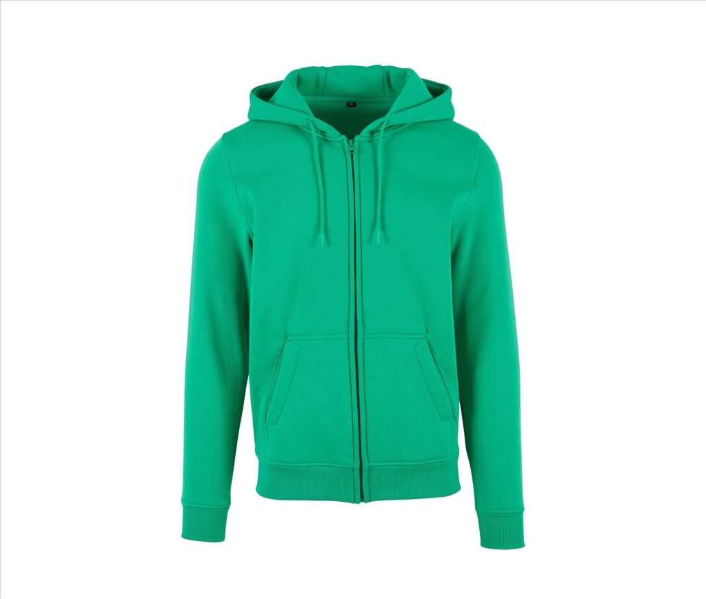 Heavy Zip Hoodie, GRASS GREEN, 3XL, BUILD YOUR BRAND