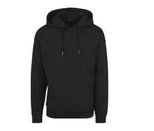 Oversized Hoodie, BLACK, L, BUILD YOUR BRAND