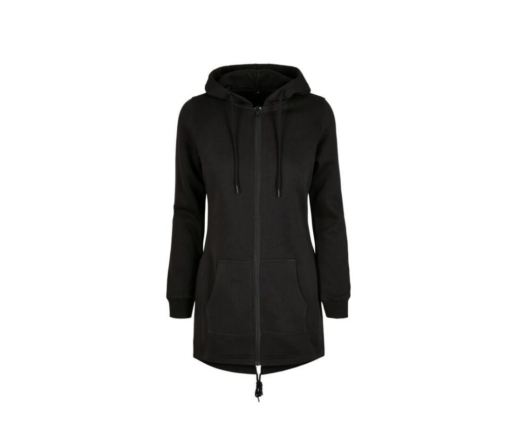 Dames Sweater PARKA, BLACK, 3XL, BUILD YOUR BRAND