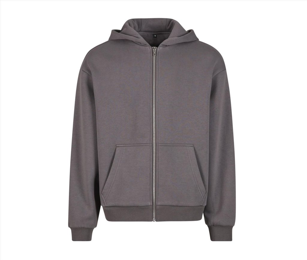 FLUFFY Zip Hoodie, MAGNET, 3XL, BUILD YOUR BRAND