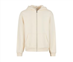 FLUFFY Zip Hoodie, WHITE SAND, 3XL, BUILD YOUR BRAND