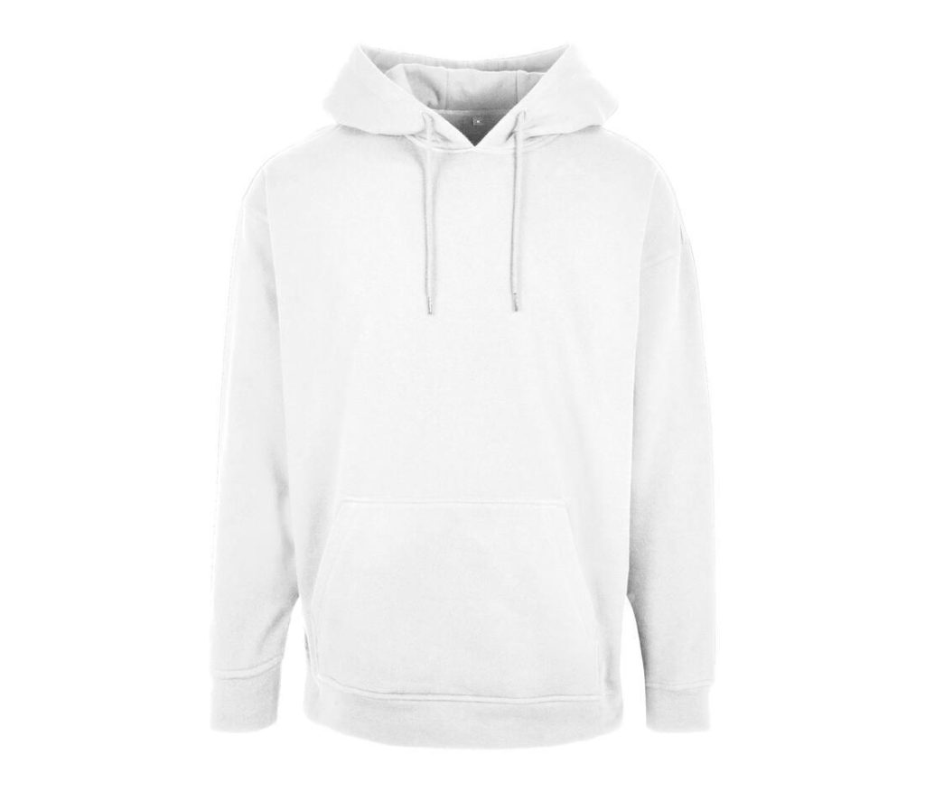 BASIC Oversized Hoodie, WHITE, 3XL, BUILD YOUR BRAND