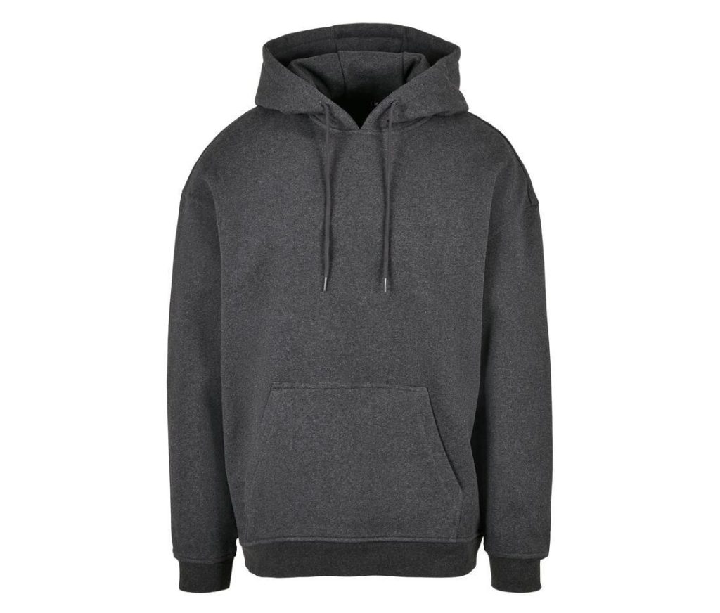 BASIC Oversized Hoodie, CHARCOAL, 3XL, BUILD YOUR BRAND