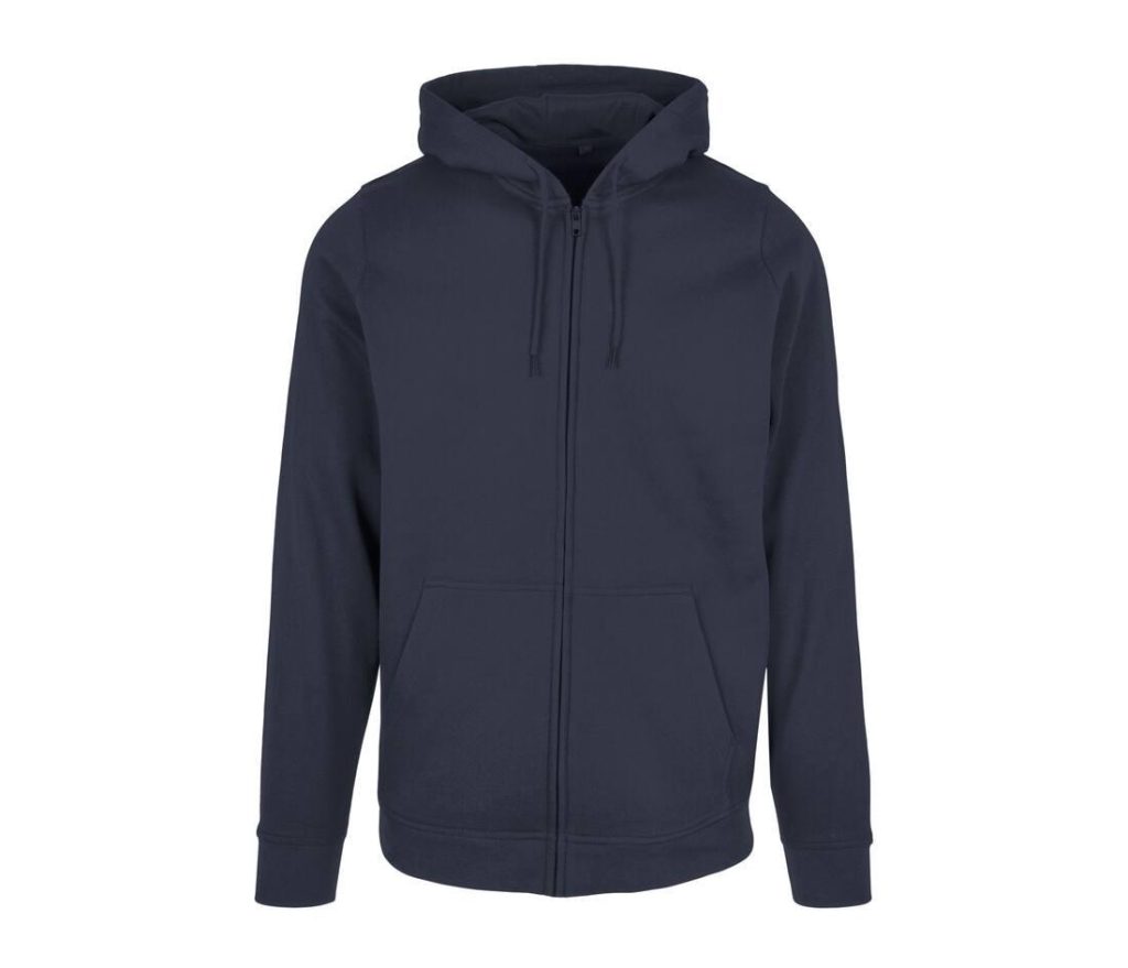 BASIC Zip Hoodie, NAVY, 3XL, BUILD YOUR BRAND