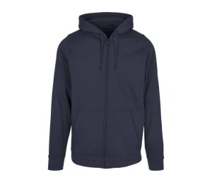 BASIC Zip Hoodie, NAVY, 3XL, BUILD YOUR BRAND