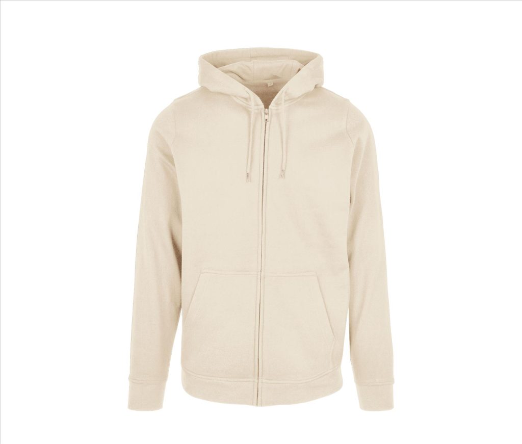 BASIC Zip Hoodie, SAND, 3XL, BUILD YOUR BRAND