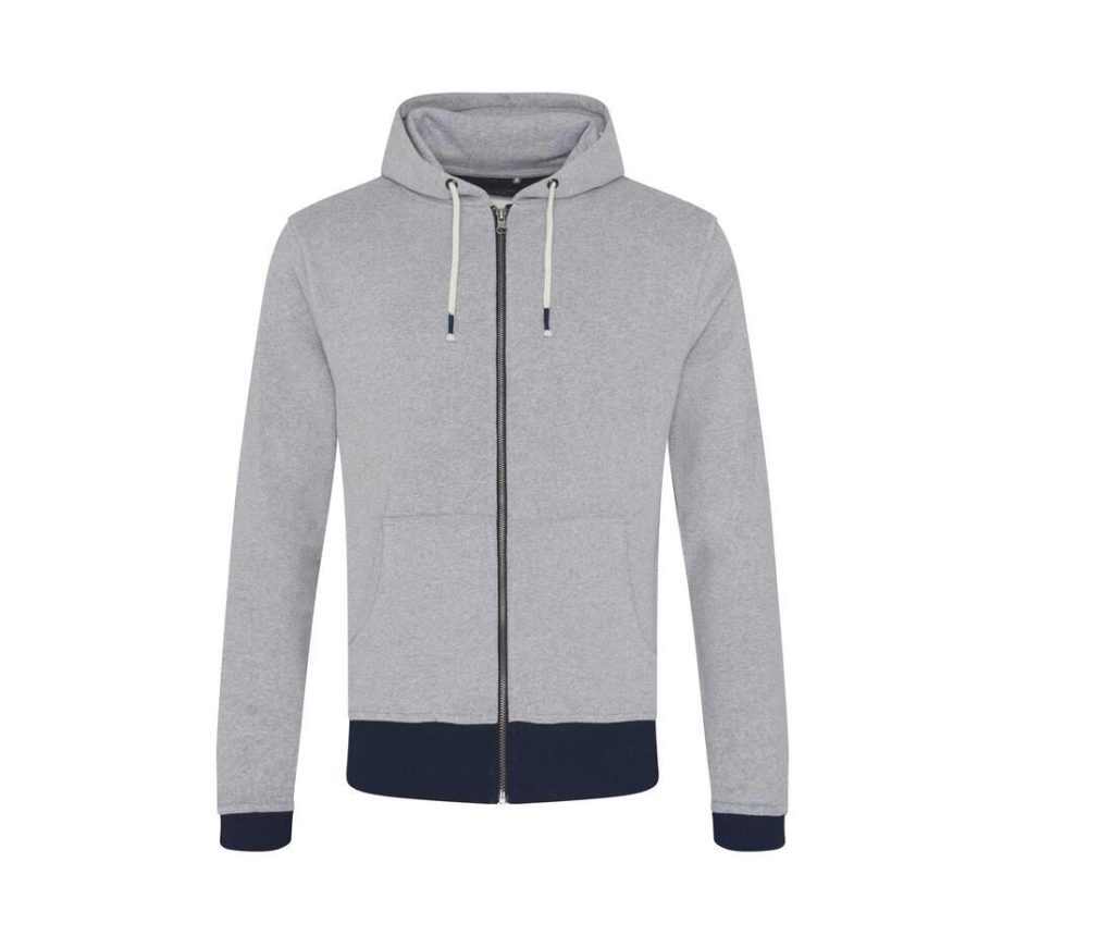 OKAVANGO SUSTAINABLE ZOODY, HEATHER GREY / NAVY, XS, ECOLOGIE